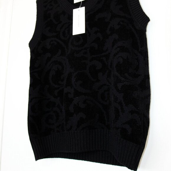 BNWT AW24 ERNEST W. BAKER JACQUARD CHENILLE SWEATER VEST M - Picture 6 of 12